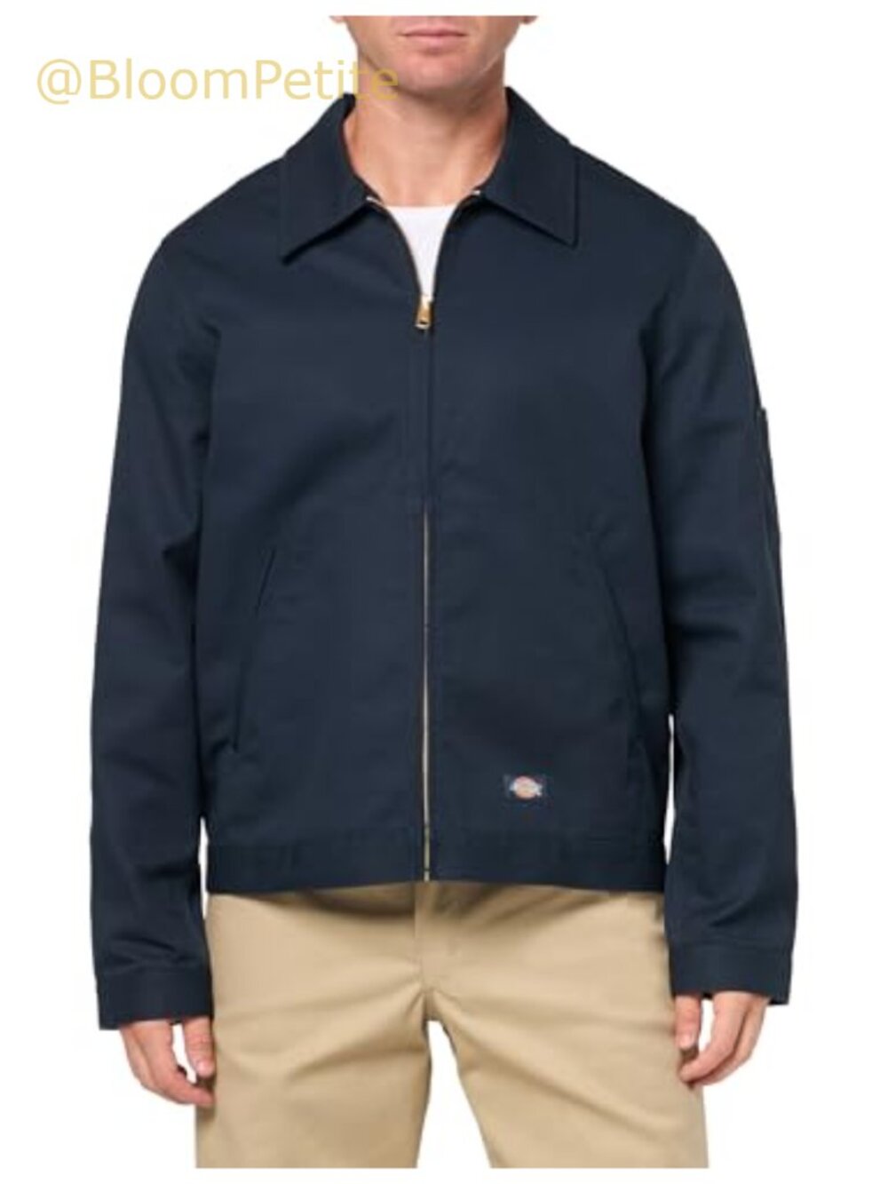 Men's Unlined Eisenhower Work Utility Jacket Cotton Poly Twill